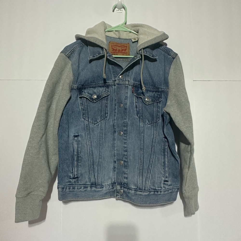 Levi's Hybrid Hoodie Vintage Fit Trucker Jacket - Picture 2 of 11